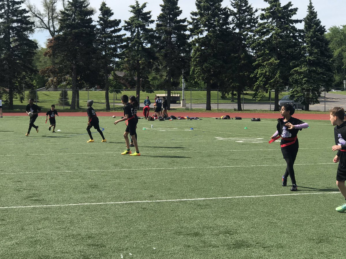 tdsb_JDP's tweet photo. Just like the Raptors capturing their first NBA Championship, JDP’s very first ever Co-Ed Flag Rugby Team won City Finals at TDESAA’s first ever Co-ed Flag City Finals. A great end to JDP’s 2018-2019 year of athletics! Way to go athletes! #champs #rugby #TDSB #JDP #TDESAA https://t.co/jVk7ApjqB3