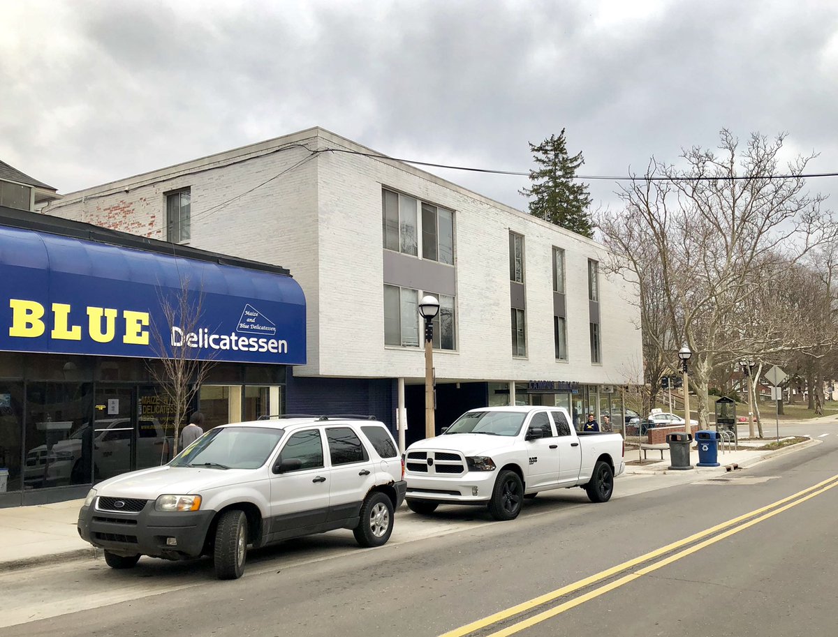 James Livingston, Charterhouse (1961) /// This compact 3-story building was originally built by Charter Realty at the corner of the city’s main student commercial district. Their offices occupied the ground floor, with six residential units above.