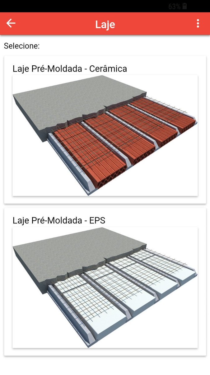construcalc's tweet image. ConstruCalc: Cálculo de Laje Cerâmica ou EPS, incluindo o concreto, qtde de tijolos ou EPS, vigotas, ferragem e escoramento.

PlayStore: play.google.com/store/apps/det…

AppleStore: itunes.apple.com/pt/app/constru…