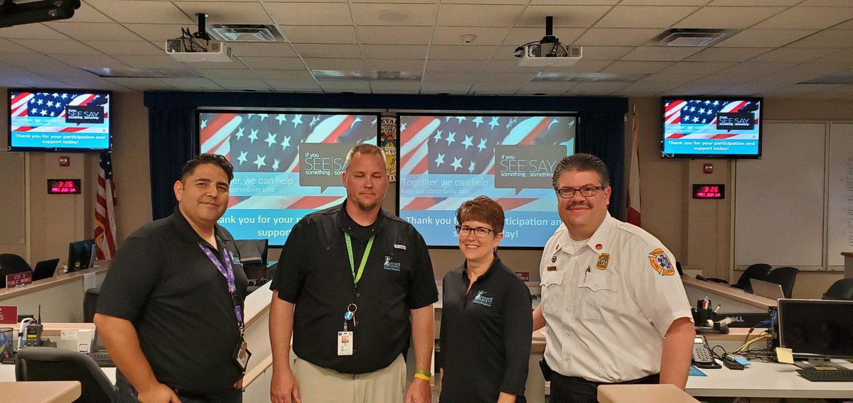 BCFREMS's tweet photo. Thank you @BrevardEOC for inviting @BCFREMS to the EM coordinator's meeting. It was great discussing the #FloridaResuscitationAcademy community initiatives. Together we can help save lives!#Resusc  #BCFREMS #EMS #PulsePoint #CrushingCardiacArrest https://t.co/KXFSIkwVfj https://t.co/G7Ot5t6GtY