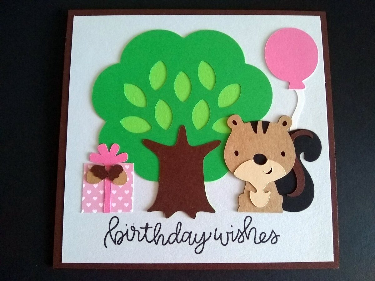 BethHanscom's tweet photo. Squirrel Birthday Wishes Card - Squirrel Card - Squirrel and Tree Happy Birthday Card - Squirrel Die Cuts, Hand Stamped Cards https://t.co/iaPWbkjDhg via @Etsy. https://t.co/G3PWCyqcMD