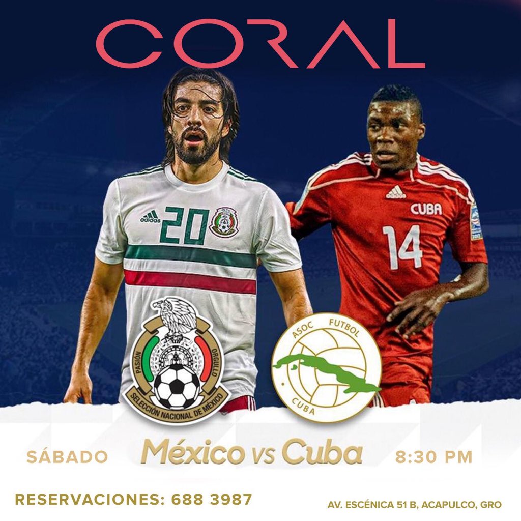 Hoy mexico vs cuba !! Los esperamos reserva 6883987 #acapulco