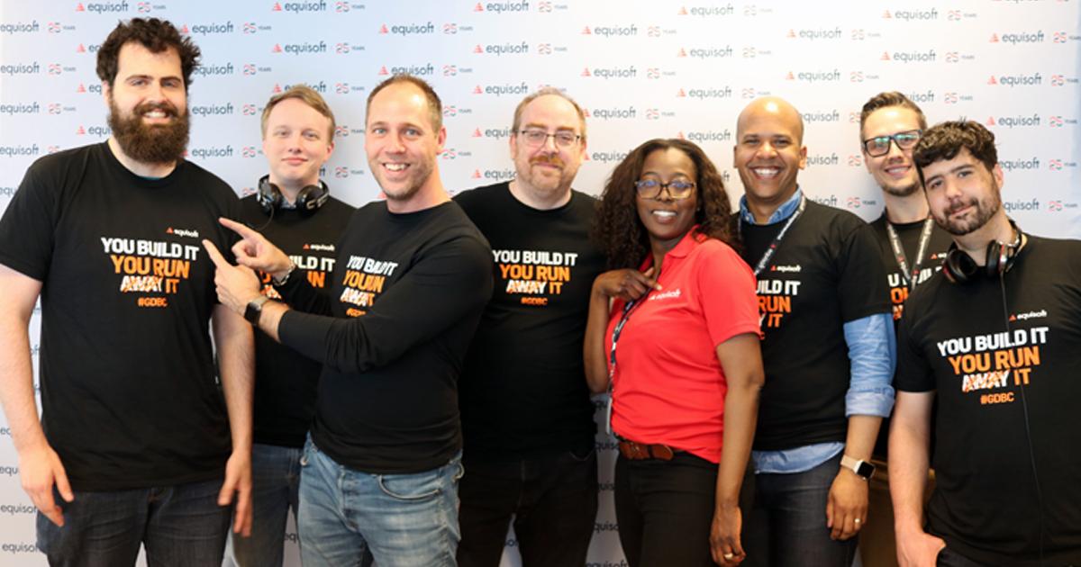 Equisoft's tweet photo. Merci à tous les participants et à notre keynote Étienne Tremblay de vous êtes joins à nous pendant le « Global DevOps Bootcamp ». Notre équipe fût choyée d’intéragir avec la communauté Devops de Montréal. Félicitations aux équipes gagnantes! #GDBC #DevOps #gdbc2019 https://t.co/TKTM1rgdYw