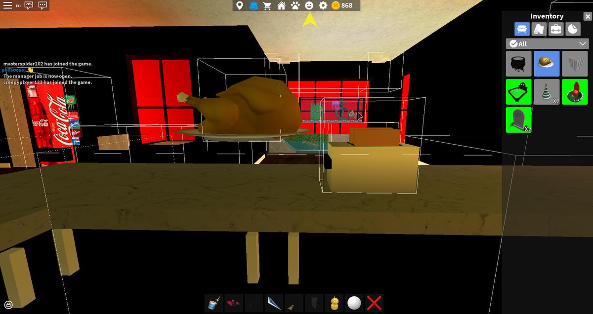 Dued1 On Twitter The New Unlockable Furniture Update Is Out 50 - roblox work at a pizza place music script