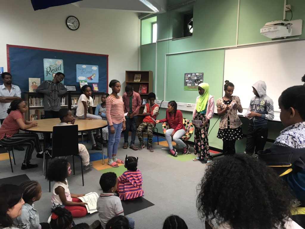 SihamCAS's tweet photo. Our reading prgm with Mekdela S’s   Came to an end for this school Yr with a small performance from each group. Thank you to everyone that came and volunteered and made this happen. Until next year, keep reading. #readtothefuture @icsaddislibrary @ICSAddis @ICSAddisHS https://t.co/nnw7IUosJE