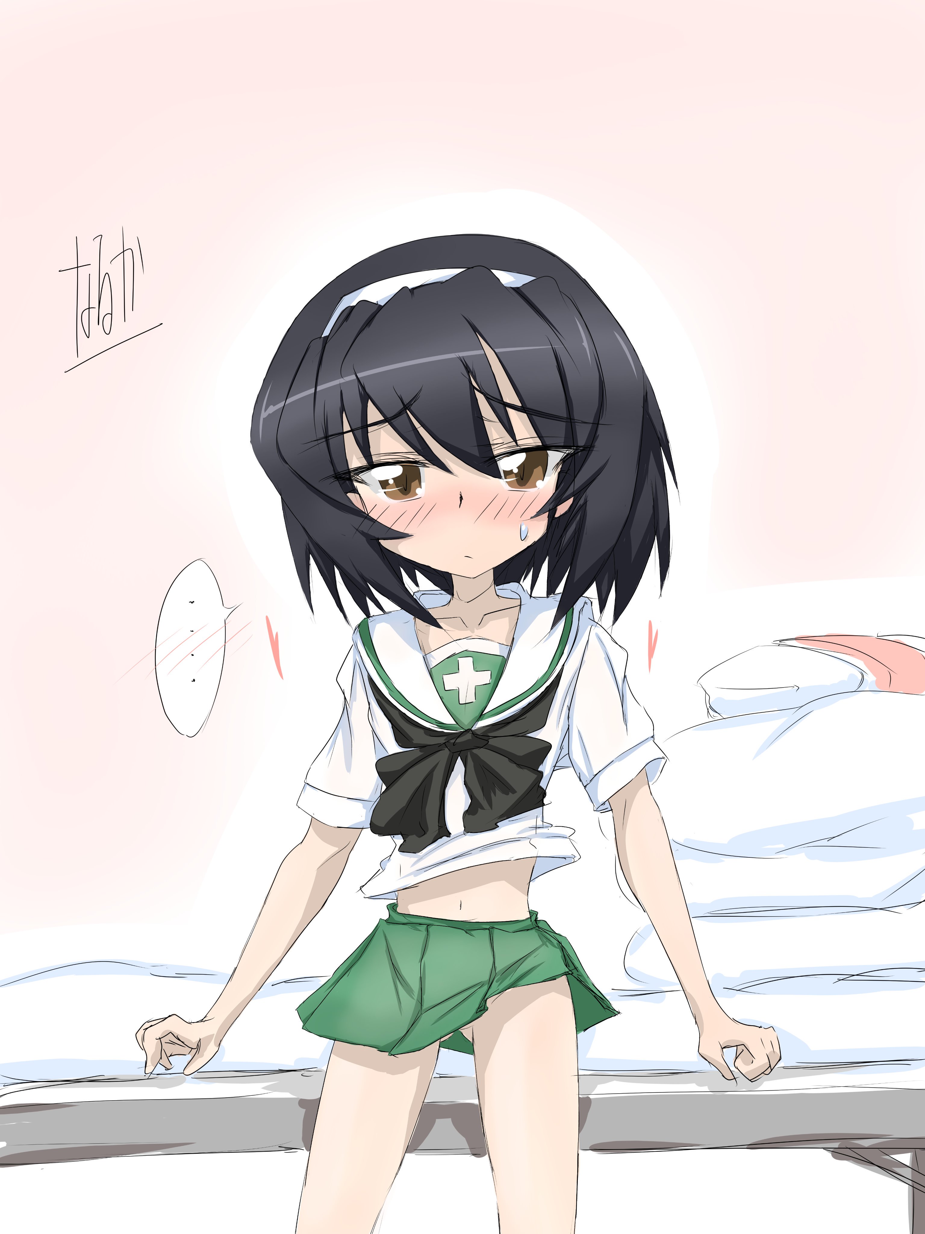تويتر なるか على تويتر ガルパン 冷泉麻子 ショ麻子描きました 短くて薄い夏服いいよね T Co Tb7dyi1mia
