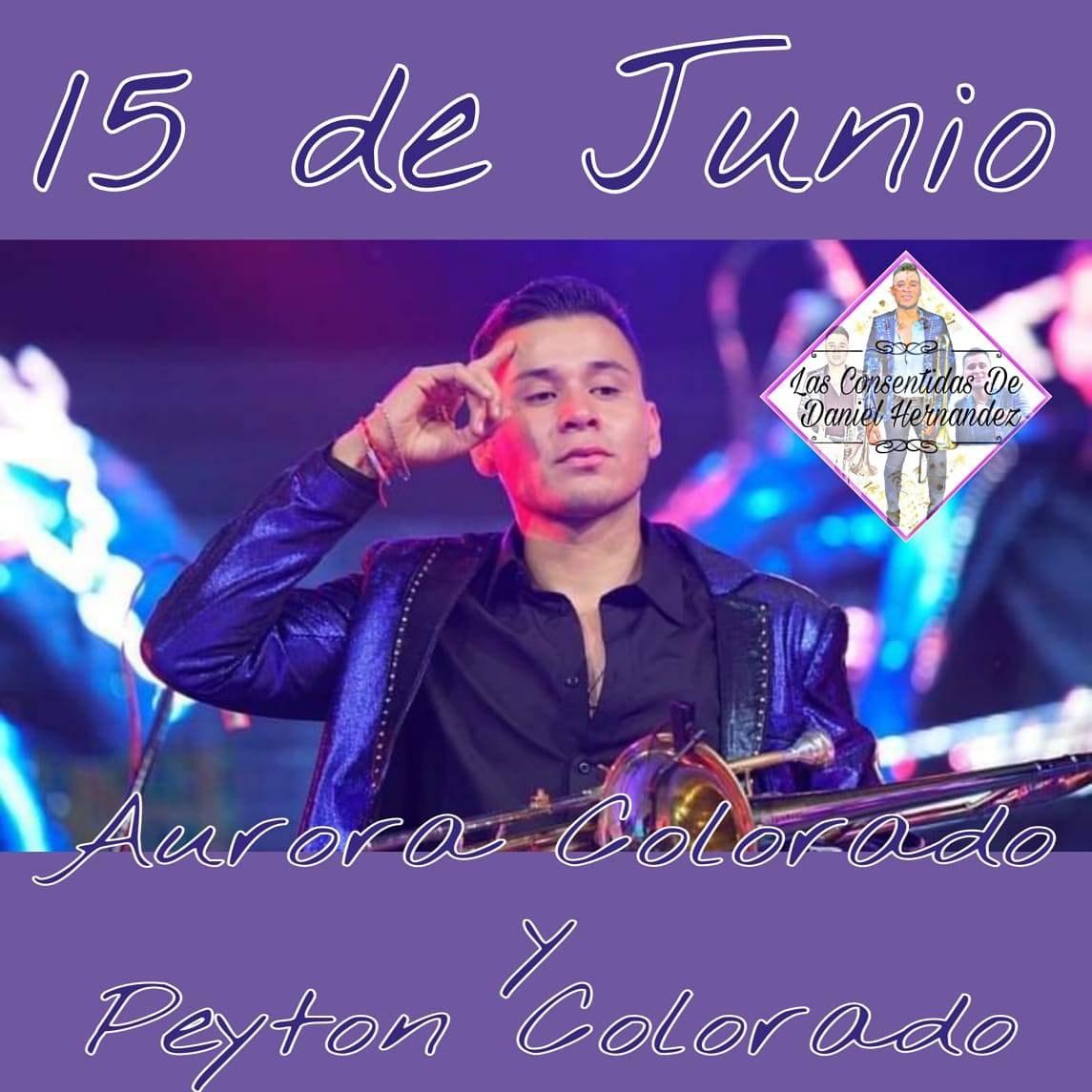 Lau_Abl's tweet photo. Hoy ‼ 1⃣5⃣ de Junio 2019 Llega desde el bello Mazatlán, Sinaloa, Banda Los Recoditos a Aurora,Colorado &amp; Peyton,Colorado 👈🏻 donde podrás disfrutar de todos sus éxitos entre ellos lo más nuevo #Perfecta🎶No te lo puedes perder
@ConsentidasDani
@BANDARECODITOSS
@RecoditosPROMO https://t.co/ZyX9TzT2vD