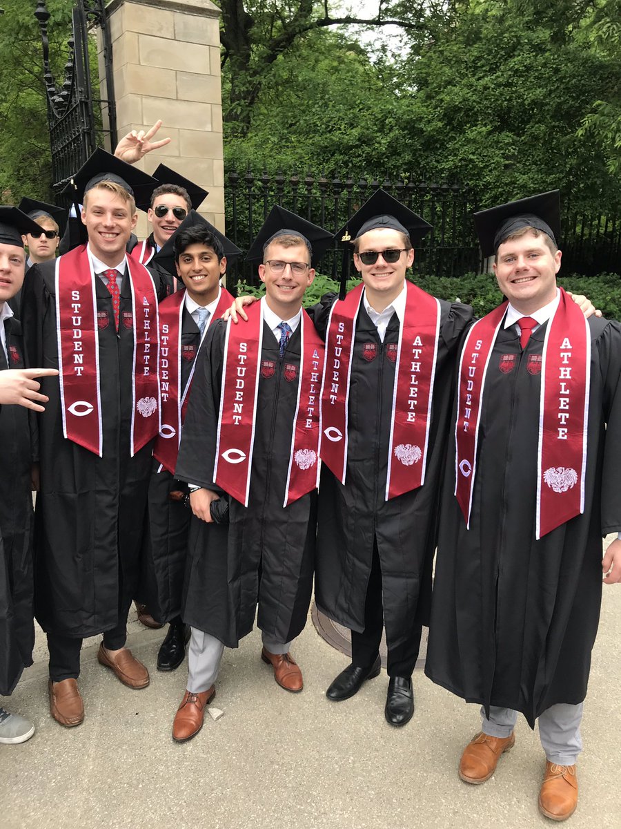 uchicagoath's tweet image. We’re so very proud of all our student-athletes representing the @UChicagoCollege Class of 2019 👏🏻🙌🏻🎓 #MaroonMade #UChicago2019
