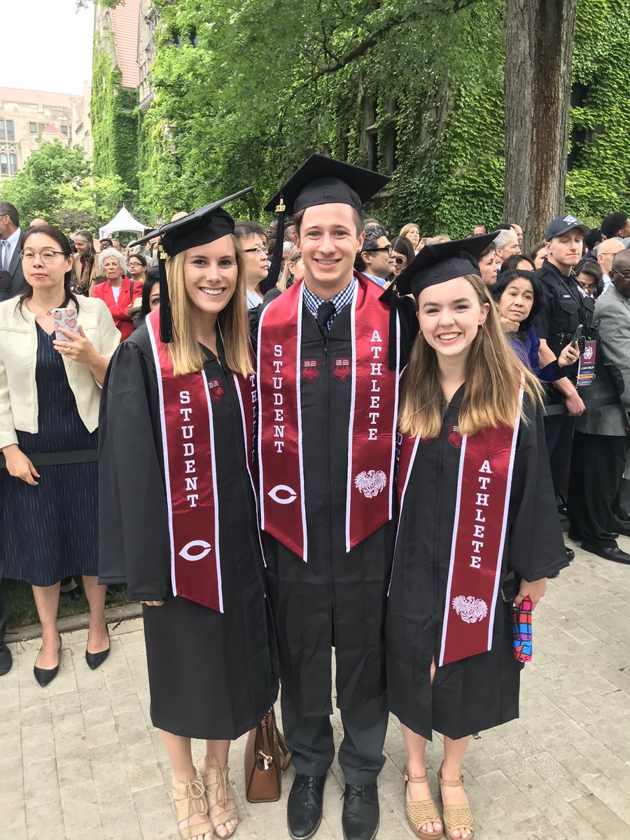 uchicagoath's tweet image. We’re so very proud of all our student-athletes representing the @UChicagoCollege Class of 2019 👏🏻🙌🏻🎓 #MaroonMade #UChicago2019