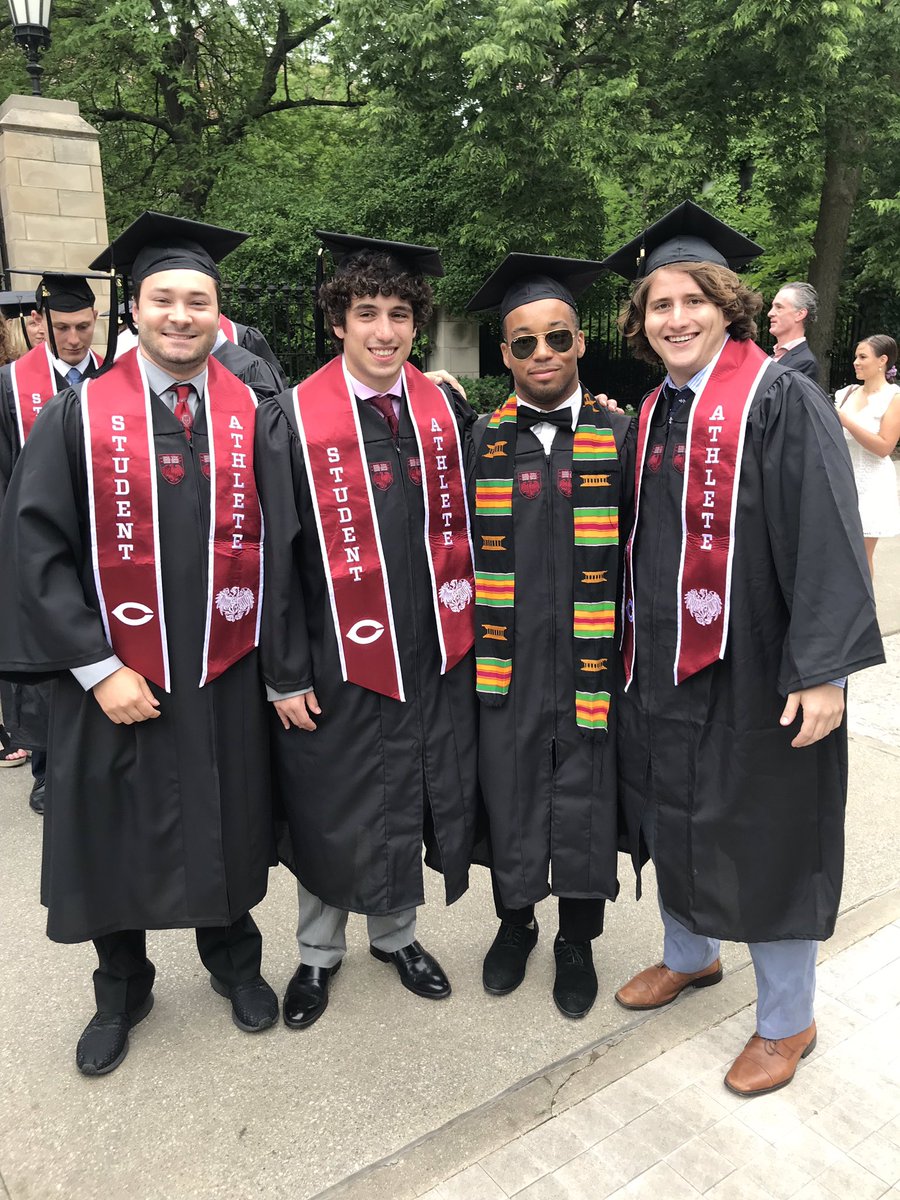 uchicagoath's tweet image. We’re so very proud of all our student-athletes representing the @UChicagoCollege Class of 2019 👏🏻🙌🏻🎓 #MaroonMade #UChicago2019