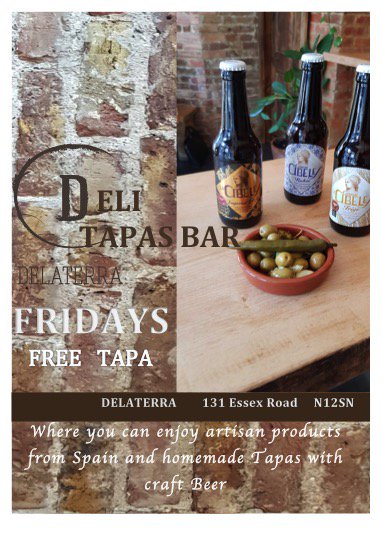 DelaterraL's tweet photo. #foodgasm #foodie #london #londoneats #food #londonfoodies #instafood  #londonrestaurants #f #foodphotography #foodstagram #londoncocktails #londonlife #eatinglondon #delicious #londonist #visitlondon #foodlondon
Visit us @ 131 Essex Road  N1 2SN 
Deli Tapas Bar
Fridays FREE TAP@ https://t.co/M65b5X3Dq4