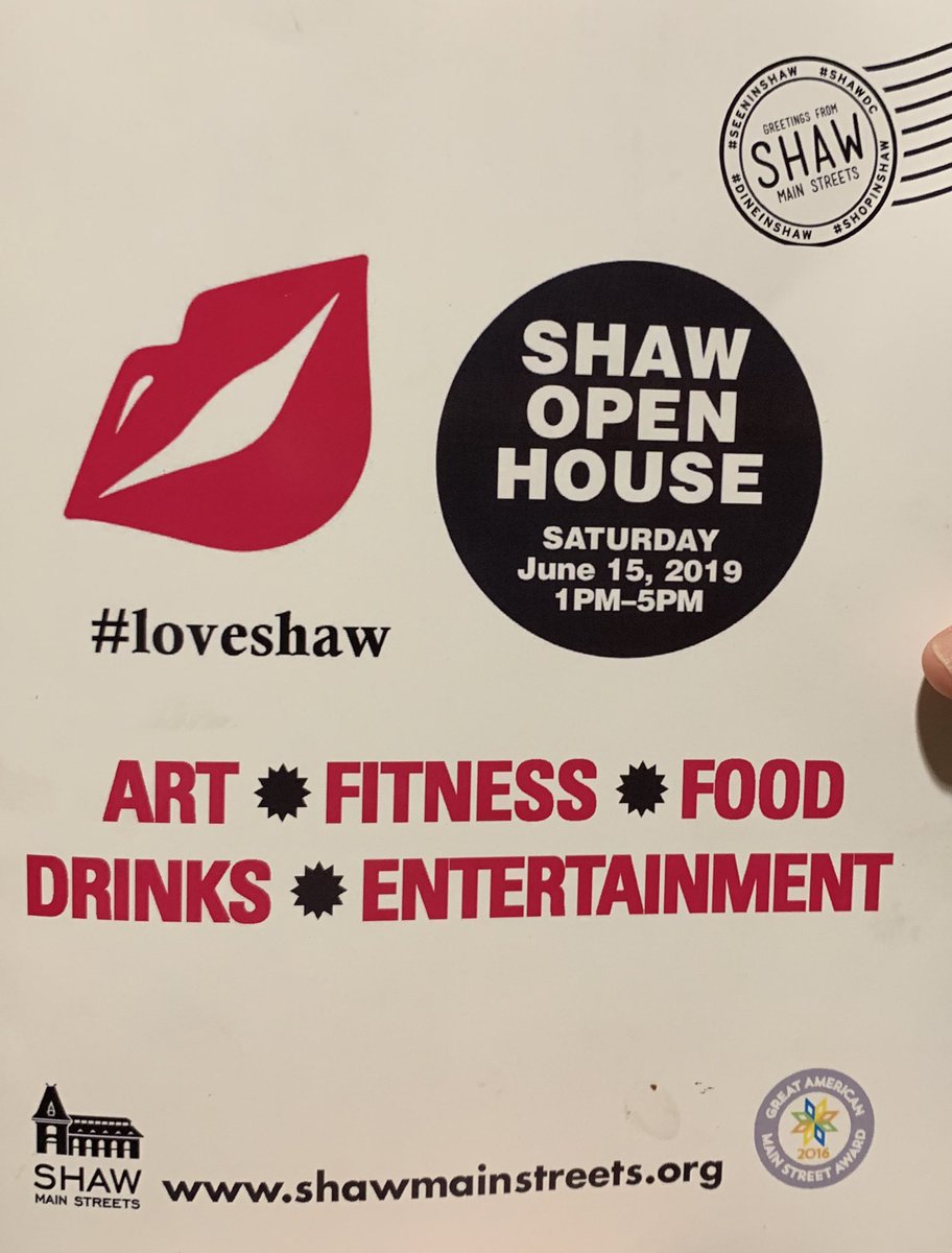 Love our neighborhood so much! Thanks @shawmainstreets for organizing the Shaw Open House. #loveshaw #shawsome #whatahashtag