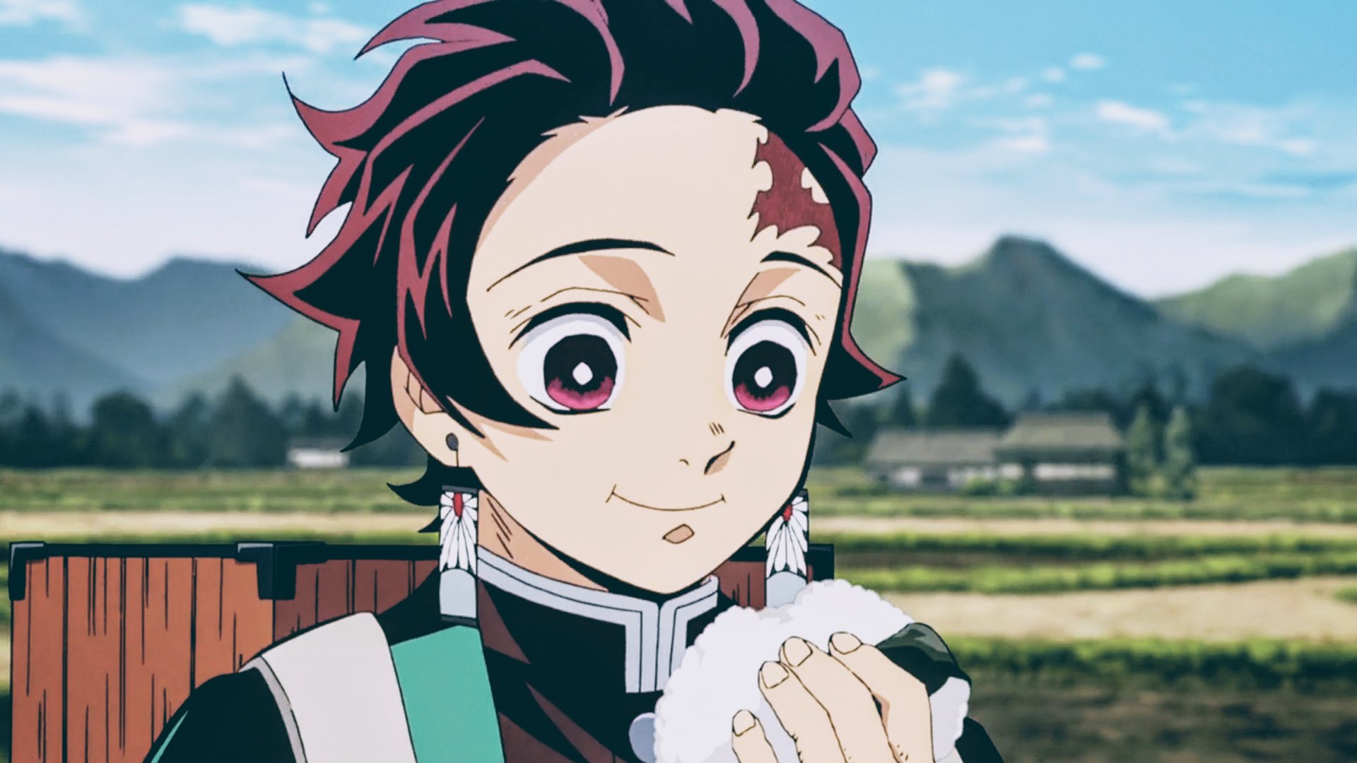 Mashiro on X: Zenitsu sharing the onigiri Tanjirou gave him 😁  #KimetsuNoYaiba #kimetsu #鬼滅の刃  / X