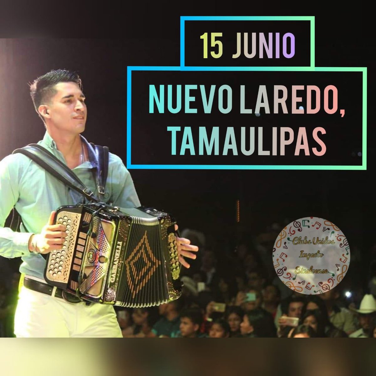 FresitasImpacto's tweet photo. ‼️HOY ‼️ Sábado 15 de Junio, se presenta @impactosin en “Nuevo Laredo, Tamaulipas, Asiste y disfruta de todos sus éxitos‼️ Vive una  #NocheImpactante al ritmo de:  #Sorry🥀  #YaMeVi #QueSeSientaElImpacto 💃🕺@anvalmusic @grecia_anchondo @Clubs_Impacto 😍 https://t.co/iy3orABiVx