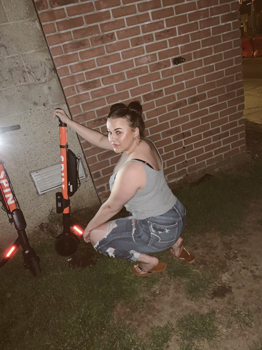 A gay man ran up to me last night and smacked my buns and then yelled “I spanked your buns!” & ran off. So that’s how #ColumbusPride2019 went for me😂 also a pic of me w/ a scooter for ur viewing pleasure