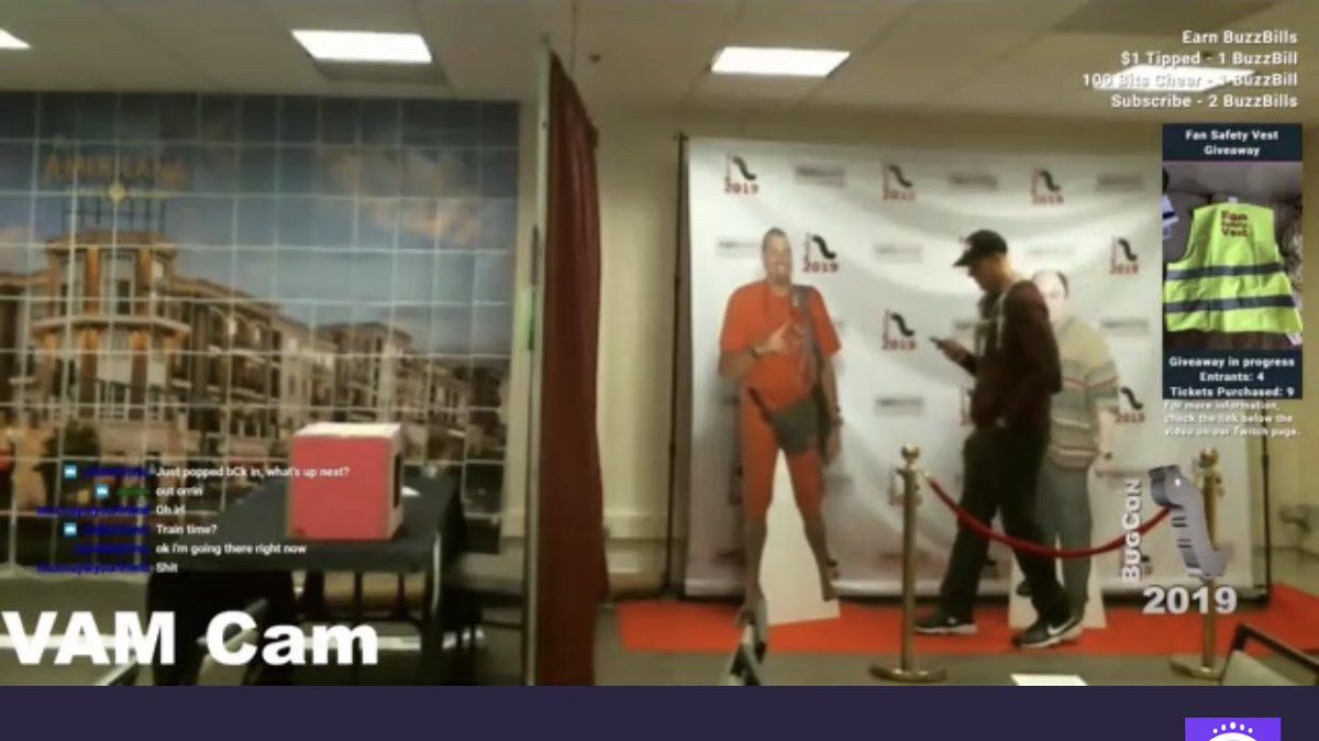 BugConOfficial's tweet image. Were currently streaming the view from a @van_labs VAM that was located in the #BugCon2019 Exhibit Zone
Twitch.tv/BugCon2019