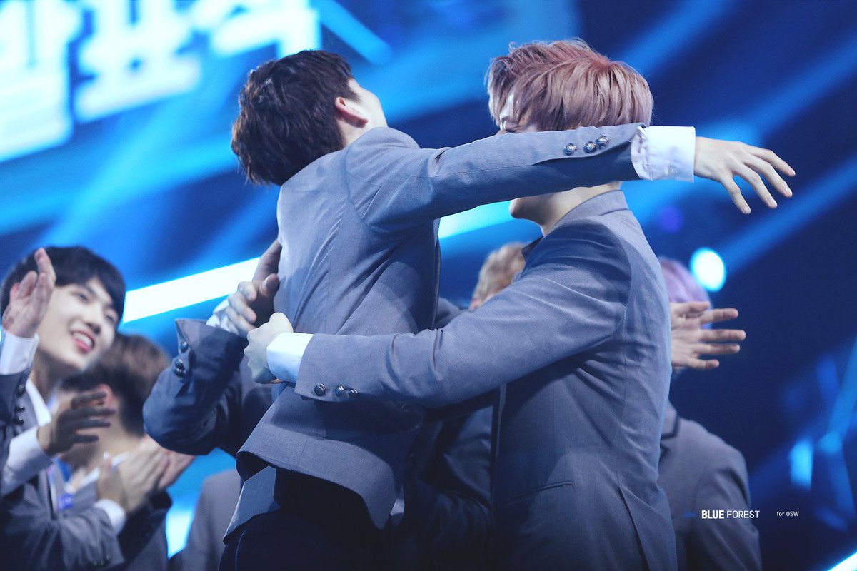 remember, daniel was very happy when ong seongwoo'sname was called for rank 5 :( their friendship are one of the best, i miss ongniel ♡ #produce101season2  #ONGSEONGWOO  #KangDaniel