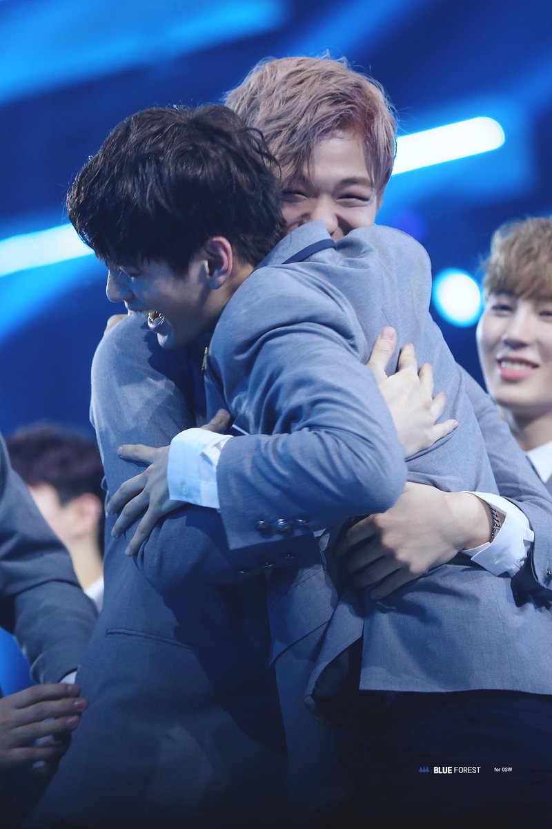 remember, daniel was very happy when ong seongwoo'sname was called for rank 5 :( their friendship are one of the best, i miss ongniel ♡ #produce101season2  #ONGSEONGWOO  #KangDaniel