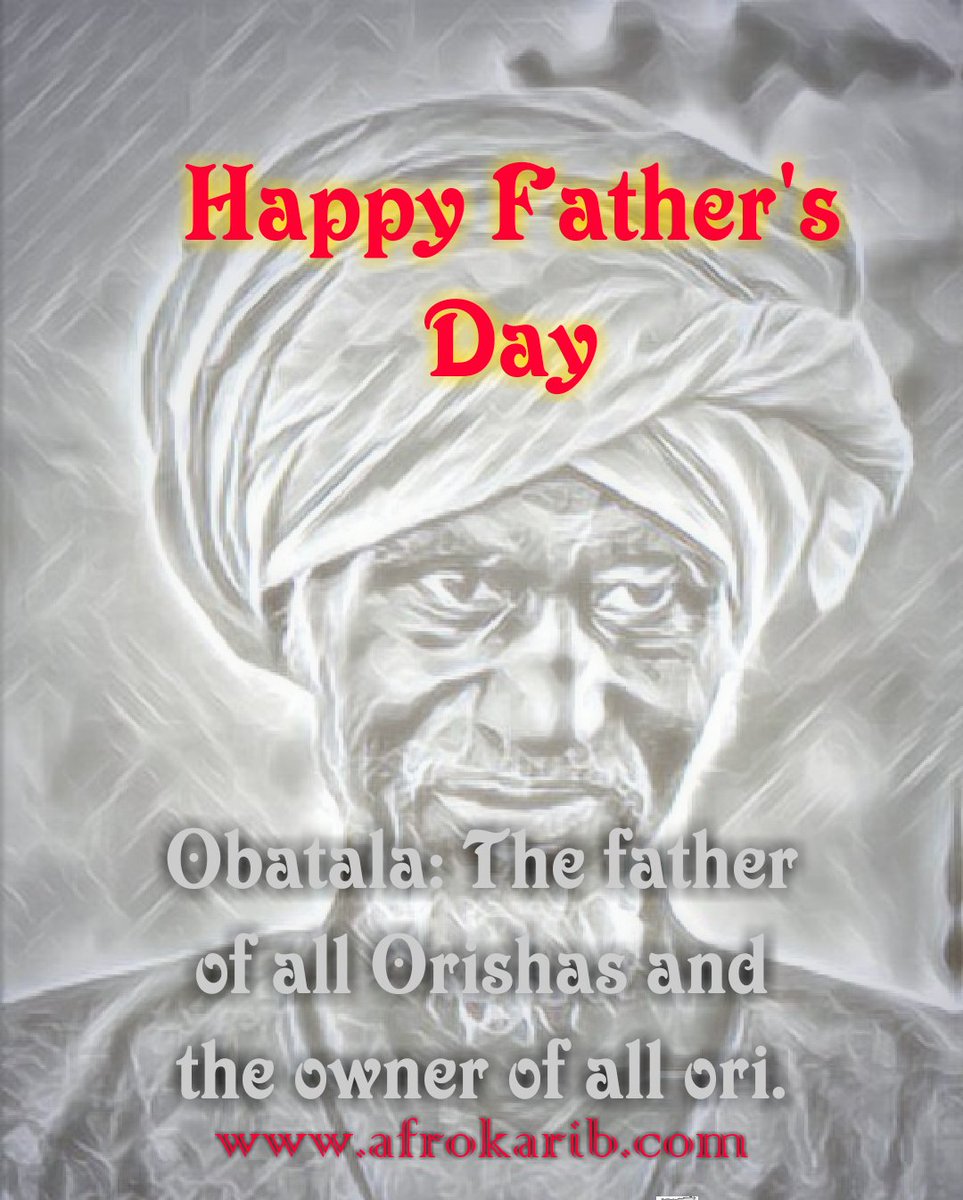 AfroKarib's tweet photo. #Obatala #PadreDelMundo #HappyFathersDay https://t.co/ULblcTqVsT