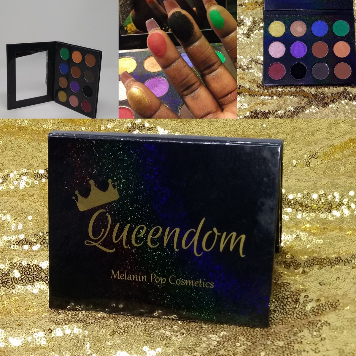 MelaninationC's tweet photo. #QueendomPalette
#MelaniNationPopCosmetics
#CrueltyFree 
#lifeserver https://t.co/IGmPEOFgb1
