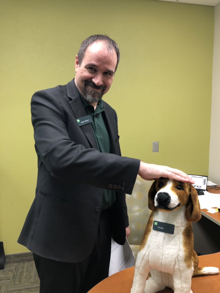 HwataC_Td's tweet photo. Charlie was super happy today as branch8318 Advisors met more customer needs . #ElevateAdvice @rick_laroque @AbbasPanju_TD @Melissa_daigle1 https://t.co/xcaPt4GIpl