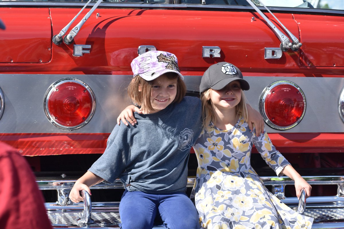 FranktownFire's tweet photo. Franktown's firefighters and their families enjoyed participating in today's #firemuster at @ArapahoeCC. https://t.co/8MY4s5FKow