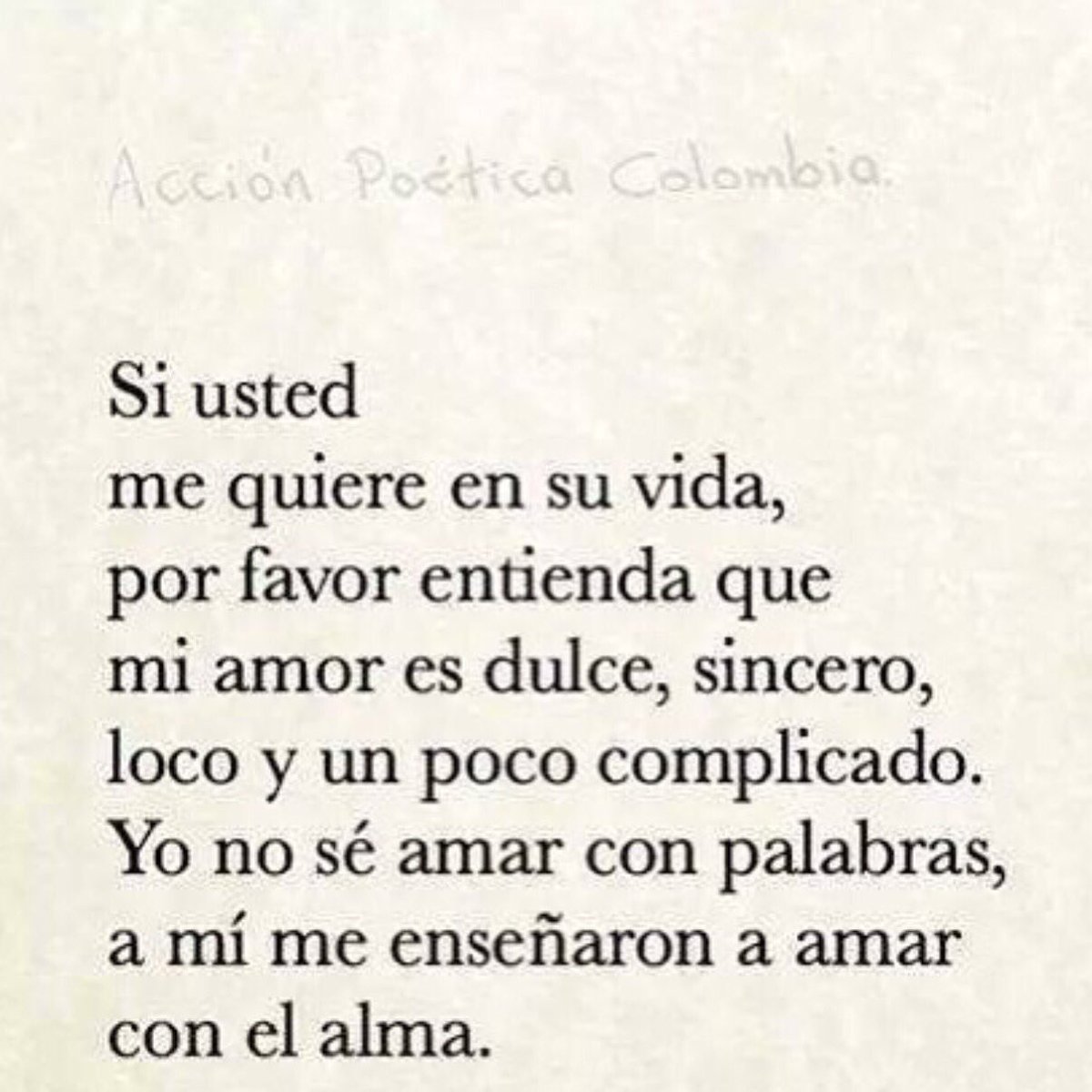 TextosEnFoto's tweet photo. Con el alma. https://t.co/K4MpF4lm0E