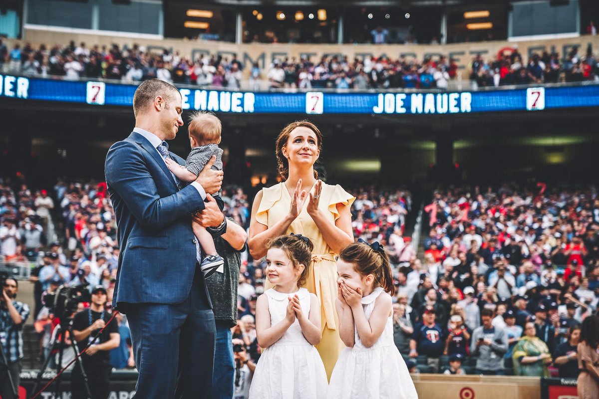 Twins's tweet photo. “And my sweet boy, Chip. You may have missed this all, but I can’t wait to tell you all about it.

“You and your sisters are my most treasured gifts.” - #JM7 

#RESPEC7 https://t.co/J0VtQlRYEN