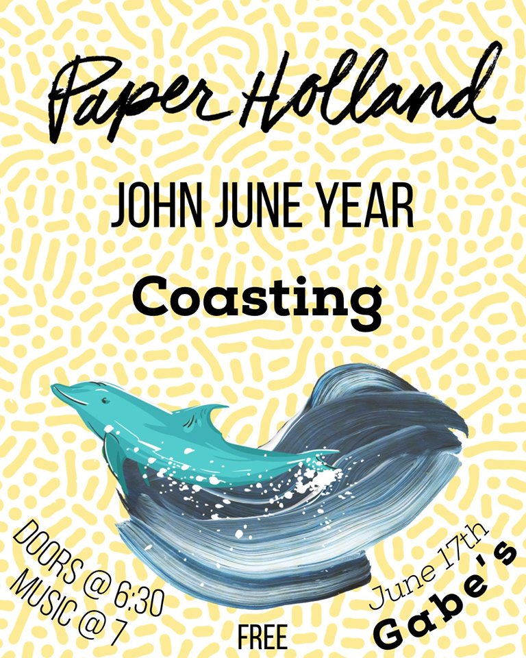 Iowa City! Catch <a href="/JohnJuneYear/">John June Year</a> at <a href="/IowaCityGabes/">Gabe's Iowa City</a> tonight w/ Paper Holland and Coasting! 
bit.ly/2WIo0xX