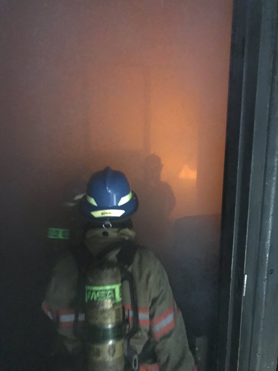 ExplorerPost413's tweet image. Today @ExplorerPost413 learned about coordinated fire attack and fire ground evolutions. This was conducted using digital fire simulators and smoke machines from @LION_Gear