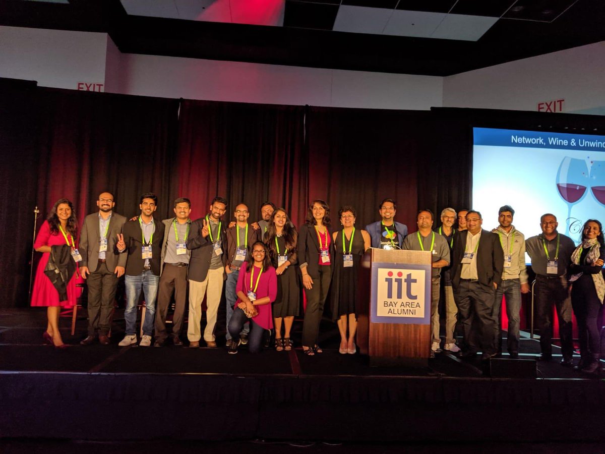 IITBayArea's tweet photo. Wrapping up the #IITBayCon 19 with a bang! Thanks to all the volunteers 😊 See you again next year.
@eYeks @SurbhiKaul2010 @iitdelhi @iitbombay @iitbhuglobal @iitguwahati @iitroorkee @IITKanpur @iitmadras @_iitg @iitdaa https://t.co/LMKFwNk05n