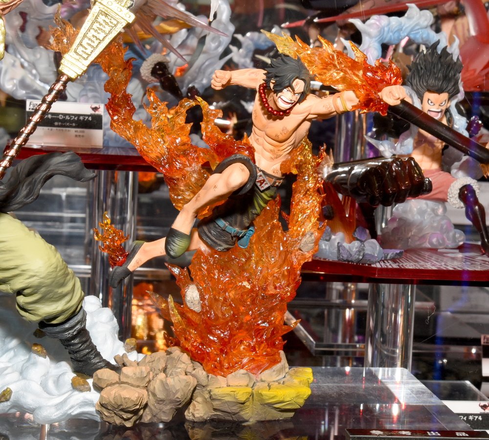 魂ネイションズ公式 魂フィ 東京おもちゃショー19 なう バンダイ Bandai Spiritsブース ワンピース コーナーには フィギュアーツzero最新アイテム 白ひげ 白ひげ海賊団船長 エース 白ひげ海賊団2番隊隊長 の初展示も 迫力の造形は