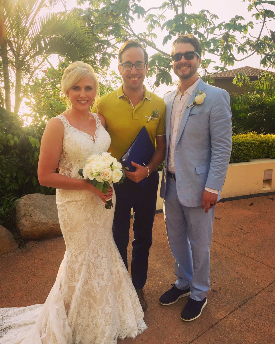 jeffconway's tweet photo. Such an honor to marry my best friends in Mexico tonight! ☀️ #ManOfTheCloth https://t.co/lvhmM2avsH