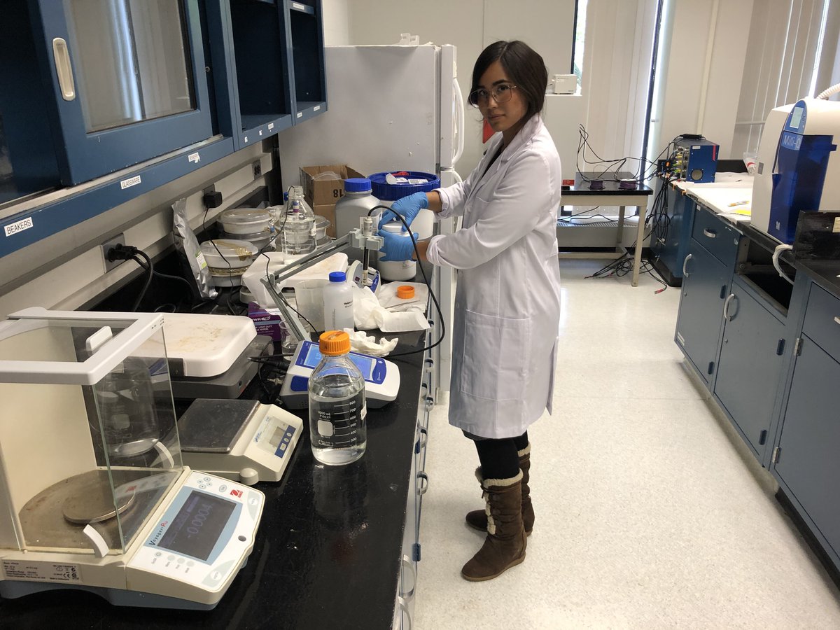 RUNgeophysics's tweet photo. Spotlight on undergraduate @LsampState research: Nicolette Filippone (@montclairstateu) is advancing #biogeophysics this summer. Guided by @CyclistGeo, she is monitoring microbial transport using induced polarization. Good work growing bugs Nicolette! #nearsurfacegeophysics https://t.co/W62VyUzmRs