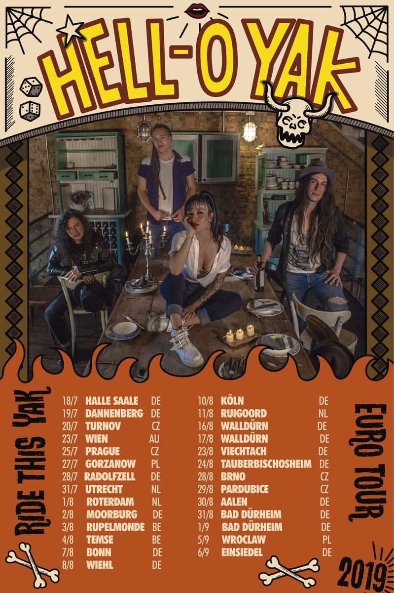 ¡¡Nuestra gira #ridethisyak summer euro tour 2019 ya está por empezar!!