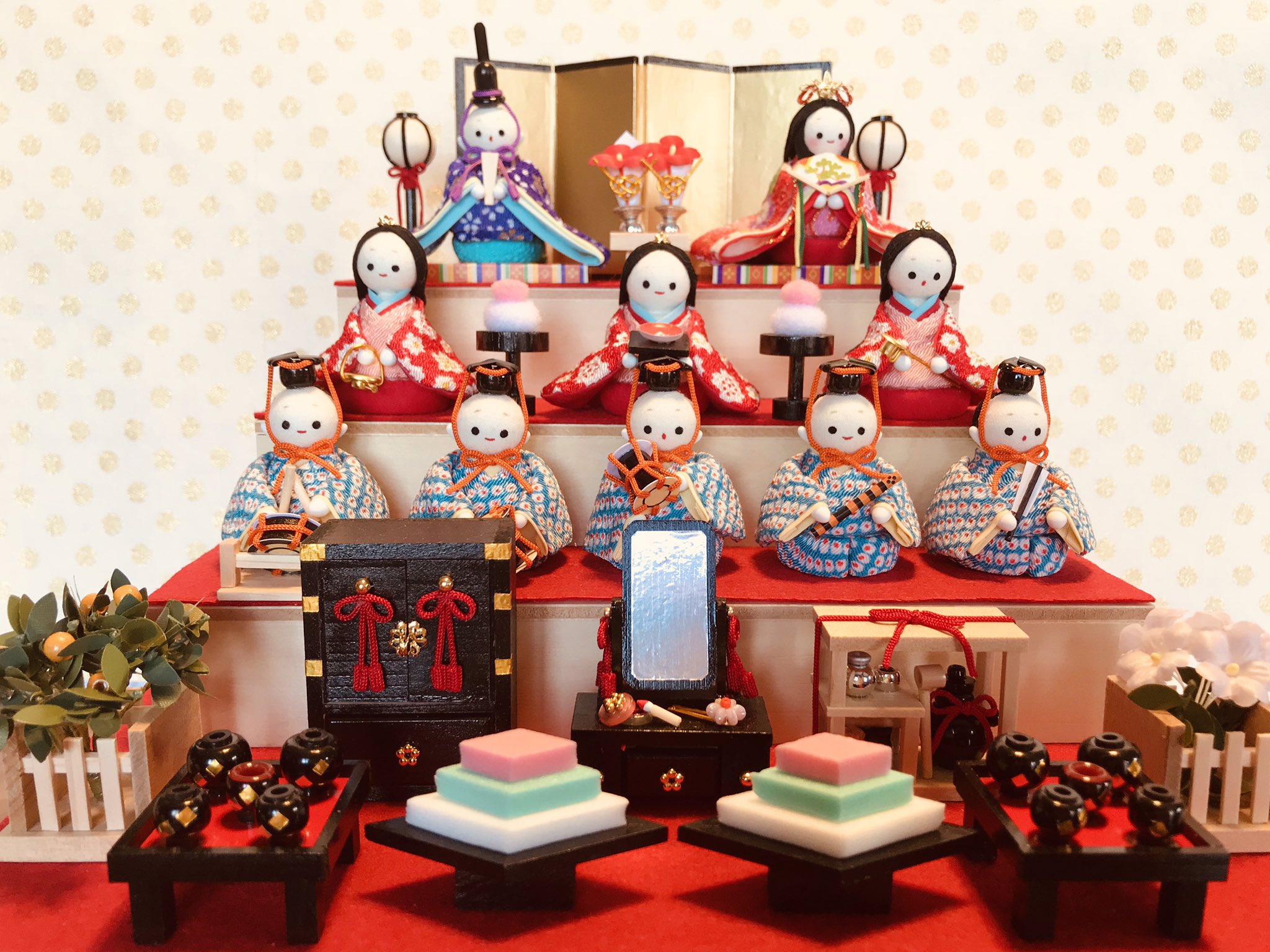 フェリシモ お雛様 ママが作って贈りたい宝物みたいなおひなさまの会