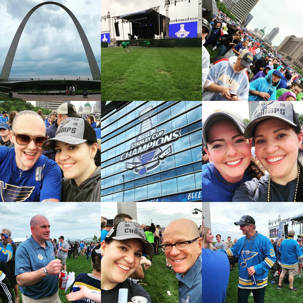 Perfect day for the <a href="/StLouisBlues/">St. Louis Blues</a> parade and rally!!! #StanleyCupChampions2019