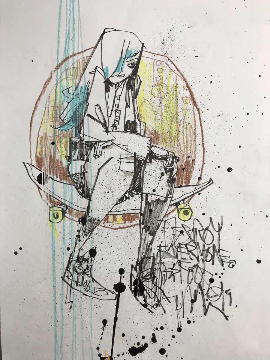 JimMahfood's tweet photo. Skinned knee Saturdayz.
#mixedmedia #skate #destroy #skinnedknee #saturday #psychedelic #destruction #visualfunk #foodone #jimmahfood https://t.co/KOIV87iRio