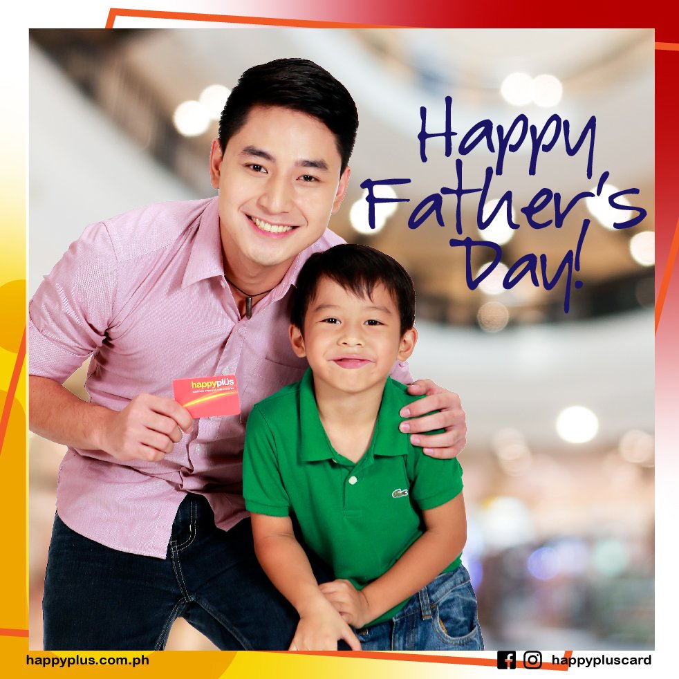 happypluscard's tweet photo. Happy Father's Day, #HappyplusCard holders! :) https://t.co/IzNj3VPkV2