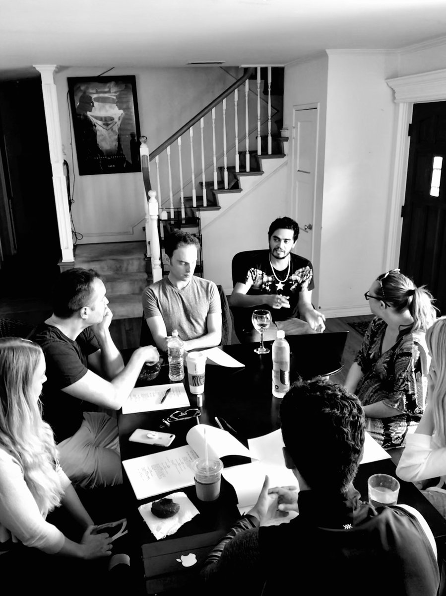 rowdyvega's tweet image. Table read for my new RomCom scripted Podcast today was amazing. I’m still laughing from it. Can’t wait to get this one up and running! Get ready #audiodrama community, something you’ve never heard before is coming your way 😂 🥧 #margotspies