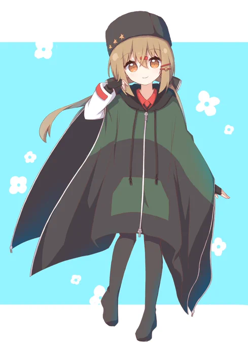 ポンチョパーカー.. 