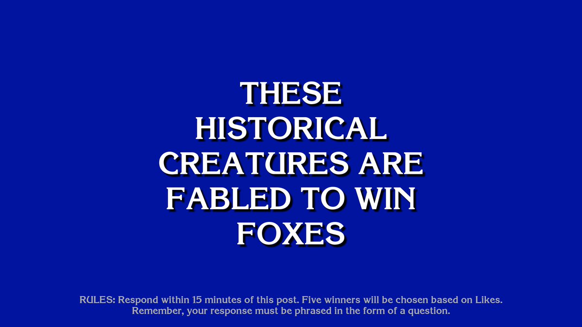 Endless Jeopardy tweet media