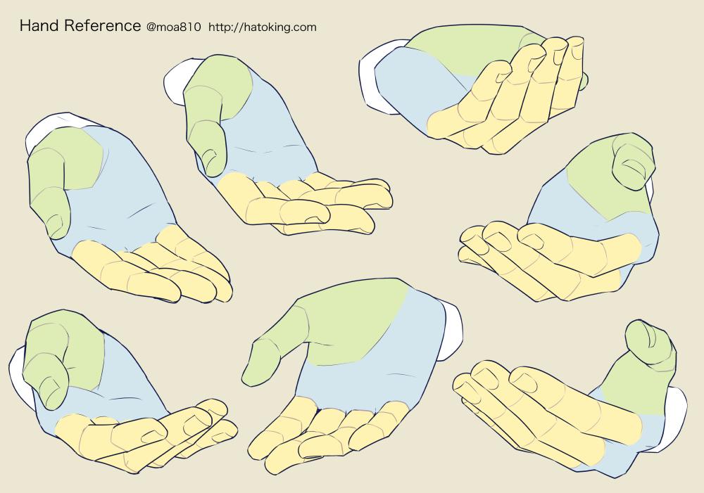 Moa お知らせ トレスokな手のイラスト資料集に ハート Heart Shape を追加しました Hand Refs For Artists T Co wjw0jtjn