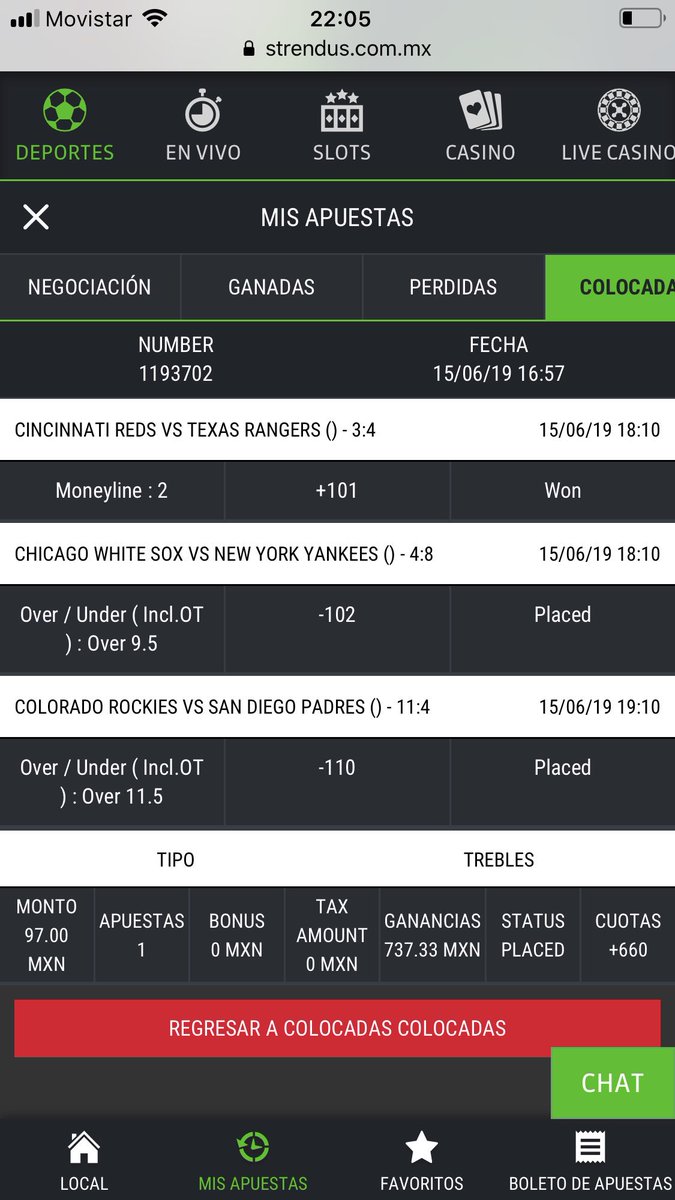 gamblingmty's tweet photo. Tranquila mente cuando pegas un +660 y aún quedan como 2 entradas y tú ya cobrando #freepicks #moneyteam #mlb #yankees #colorado y #texas. https://t.co/vm7ri3x86G