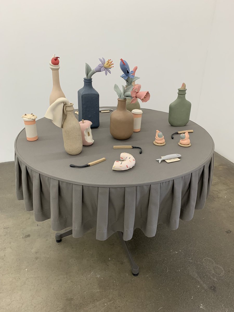 SoCuteSoCulture's tweet photo. Then headed to the row in #DTLA and enjoyed #GenesisBelanger show at @FrancoisGhebaly “Coins for the Ferryman” ⛴ https://t.co/aMYFJQyny8