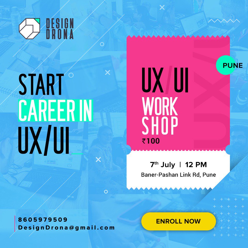 harsha_bhosale's tweet image. We Are Here To Save Your Valuable Time For
#uiuxdesigncourse
Attend Our Workshop On 7th Jun
✅ Highly Experienced Teachers
✅ 100% Practical Knowledge
✅ Work On Live Project
✅ Affordable Fees
✅ Interview Preparation
✅ Interview Calls
✅ & Many More
#Course #uiux #Training
