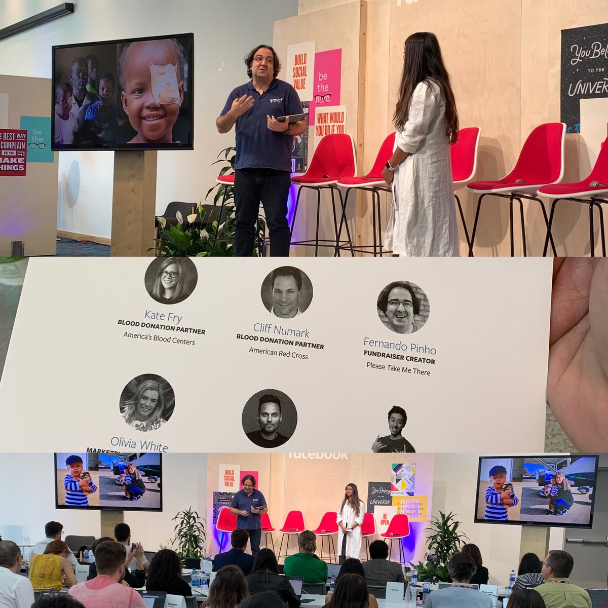 takemethereuk's tweet photo. We were invited to talk at Facebook HQ for their International Press Day in California. This opportunity came in recognition of our community on Facebook. Fifty journalists from around the world listened to Fernando sharing stories of the many children and families we support https://t.co/BgGAC0FY24