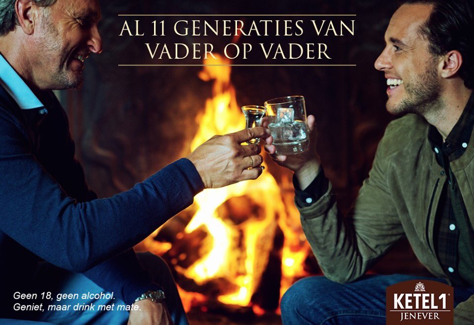 Al 11 generaties lang worden de recepten van vader op vader doorgegeven. PROOST op vaderdag! #vaderdag