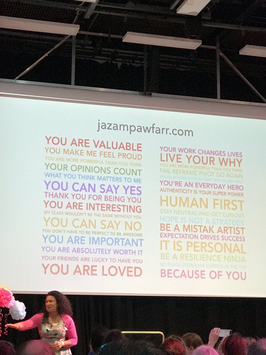 #Flamingle19  Thank you for introducing me to Jaz Ampaw-Farr. Phenomenal woman.