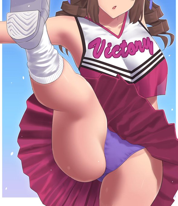 チアガールのふとももです 